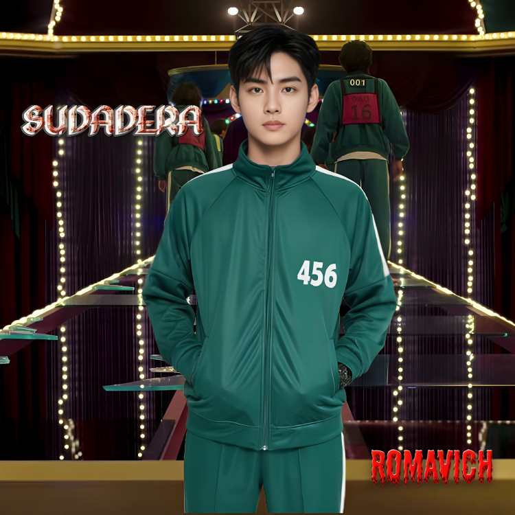 Disfraz Sudadera Juego Del Calamar Halloween Cosplay