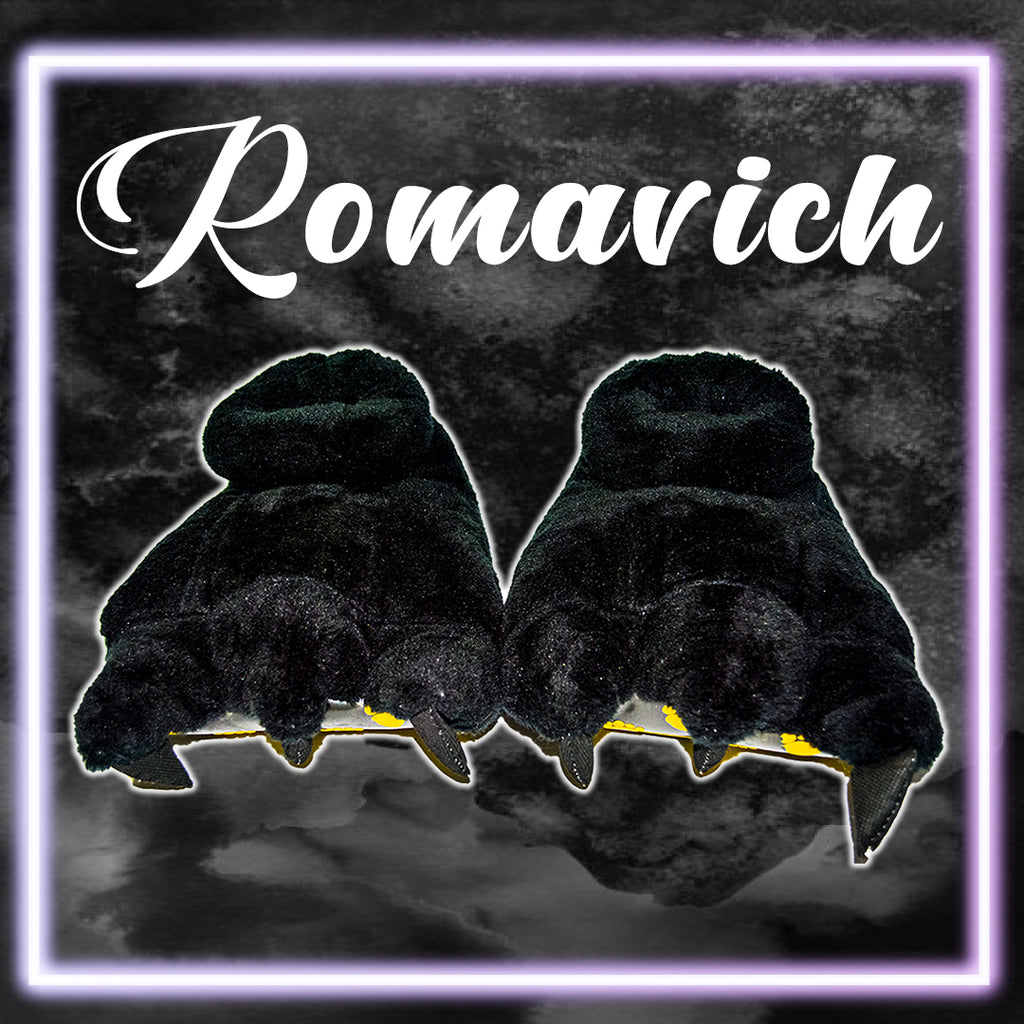 Babuchas O Pantuflas De Garras Negras