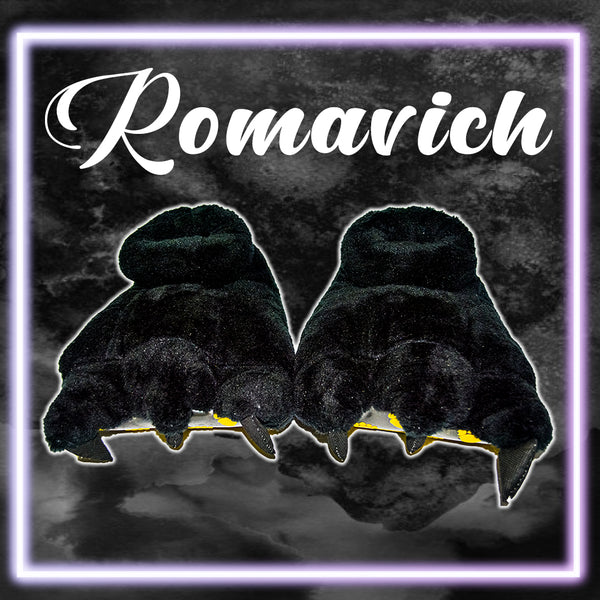 Babuchas O Pantuflas De Garras Negras