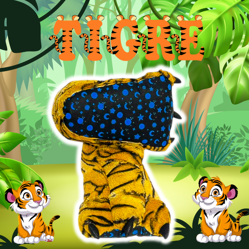 Babuchas O Pantuflas De Garras Tigre