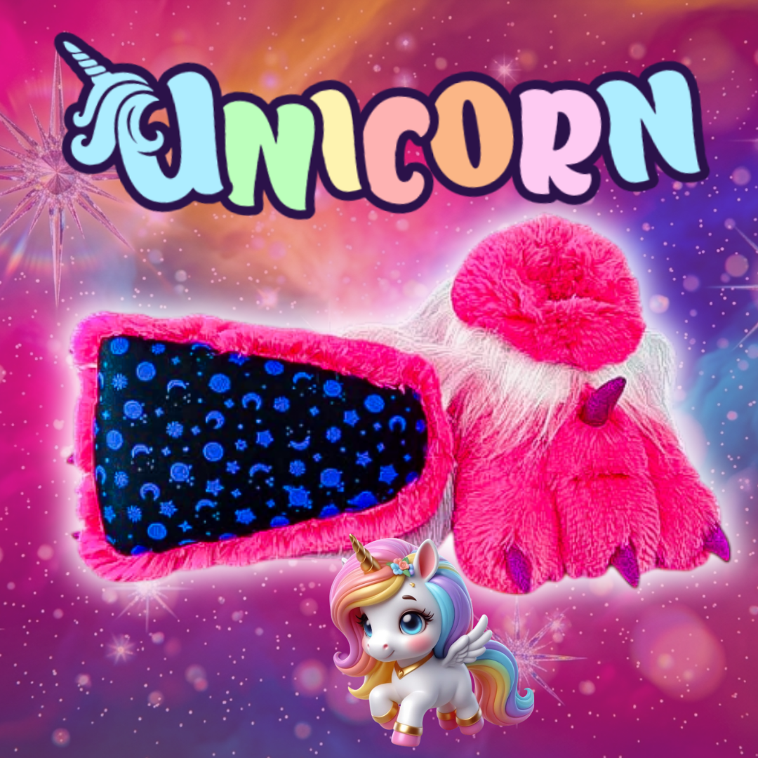 Babuchas O Pantuflas De Garras Unicornio