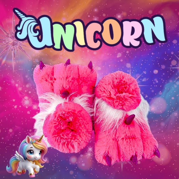Babuchas O Pantuflas De Garras Unicornio