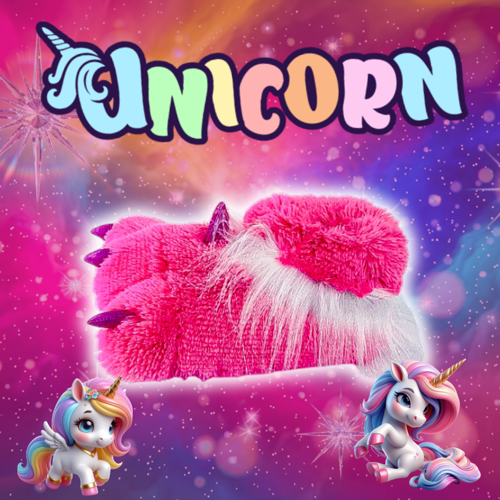Babuchas O Pantuflas De Garras Unicornio