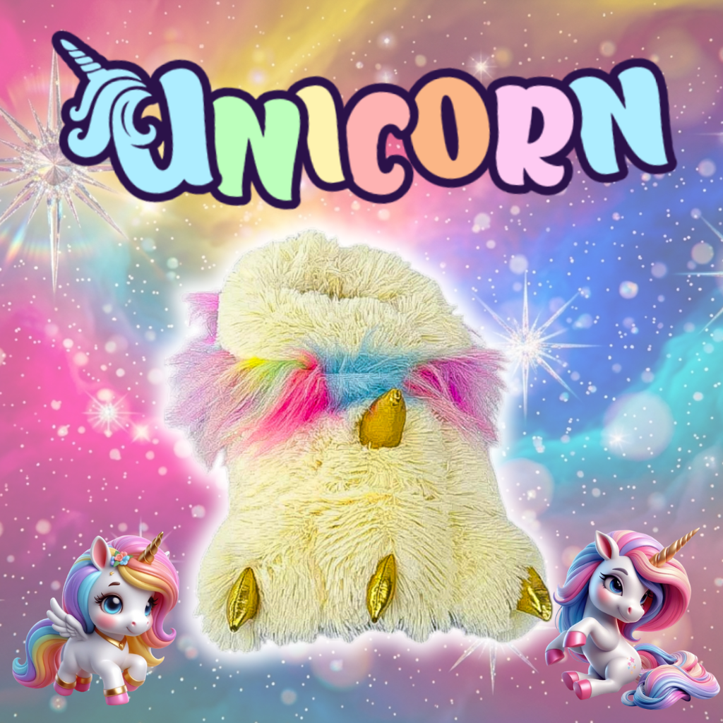 Babuchas O Pantuflas De Garras Unicornio
