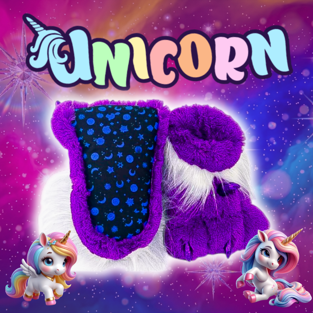 Babuchas O Pantuflas De Garras Unicornio