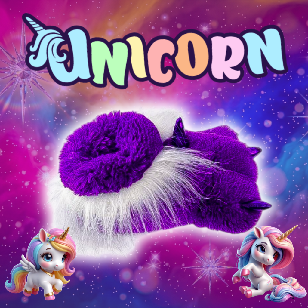 Babuchas O Pantuflas De Garras Unicornio