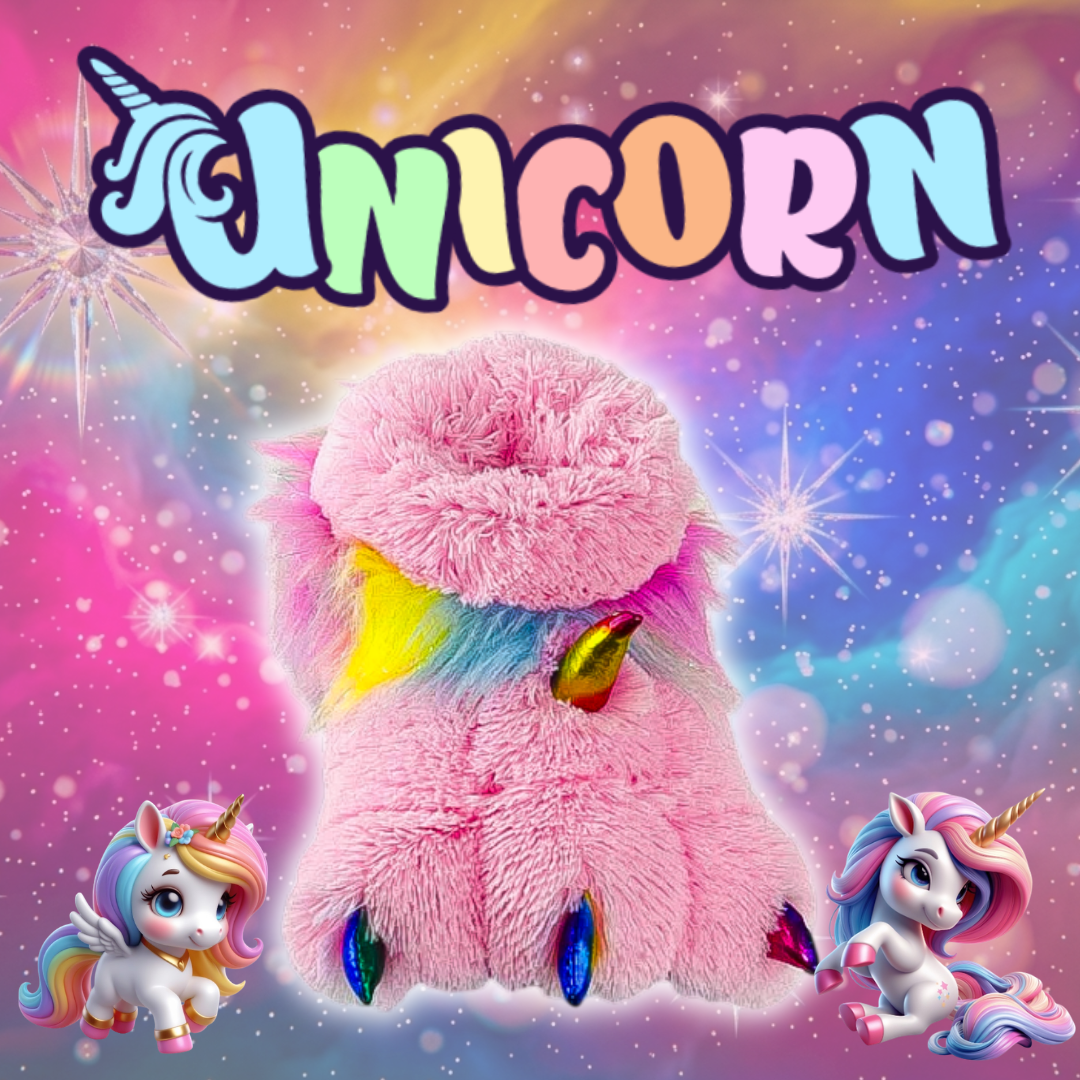Babuchas O Pantuflas De Garras Unicornio