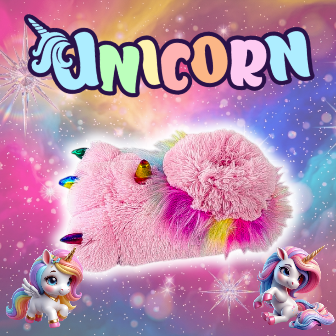 Babuchas O Pantuflas De Garras Unicornio