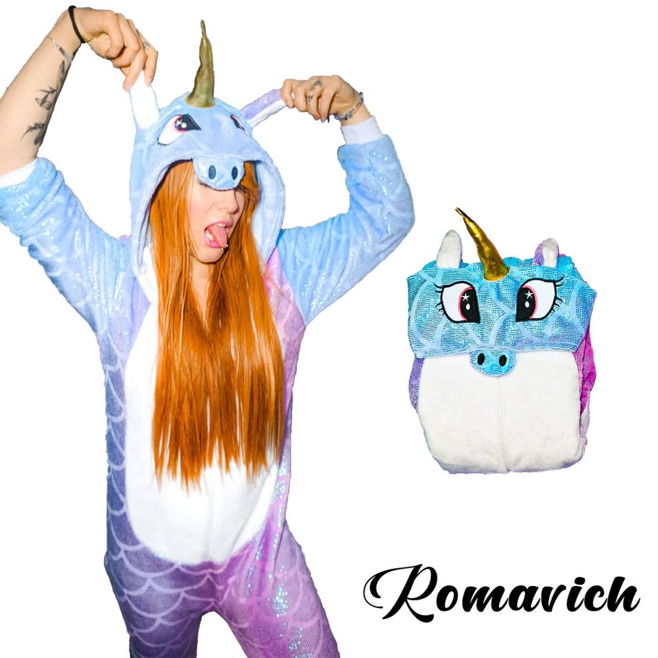 Kigurumi O Pijama Térmica Unicornio Escamado