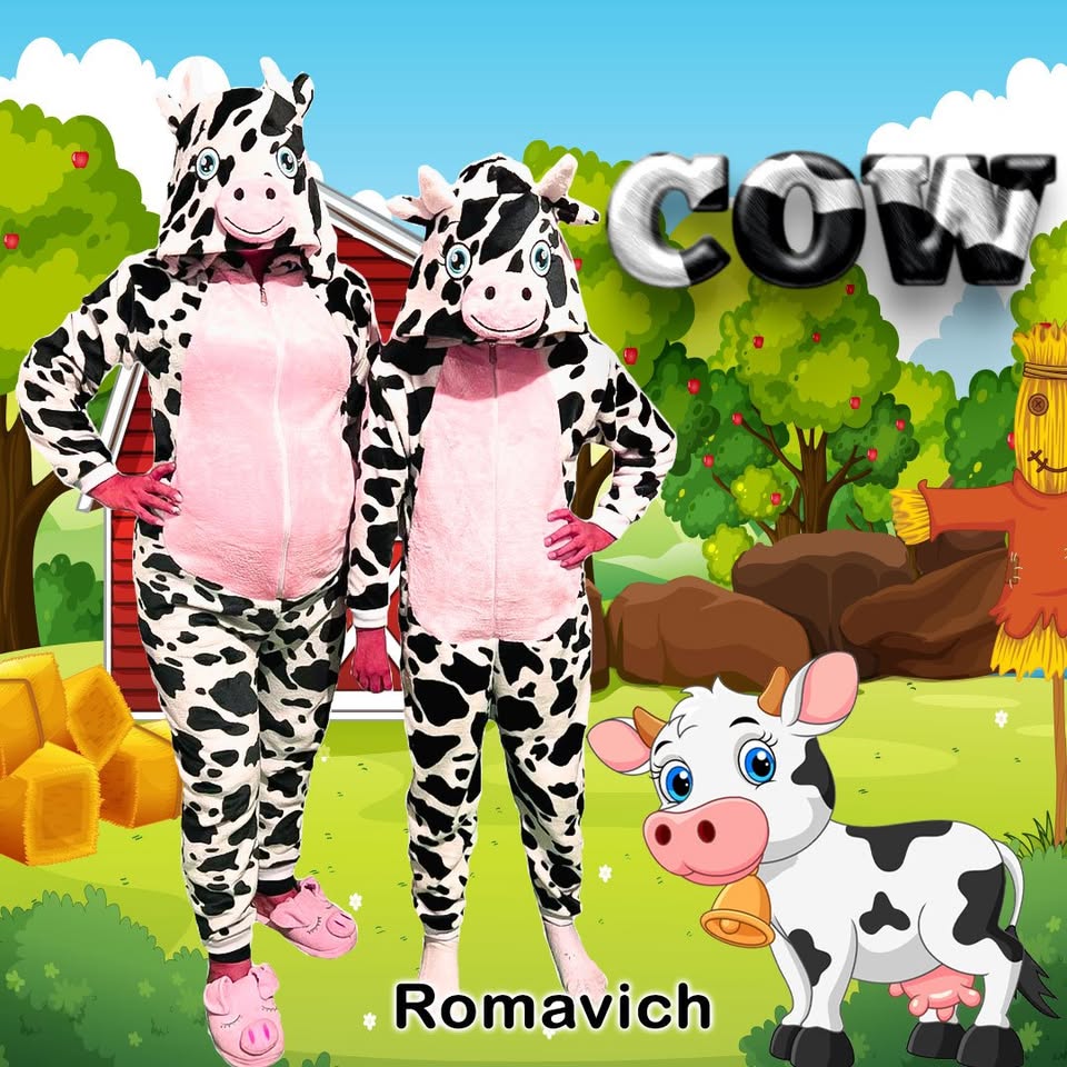Kigurumi O Pijama Térmica Vaca