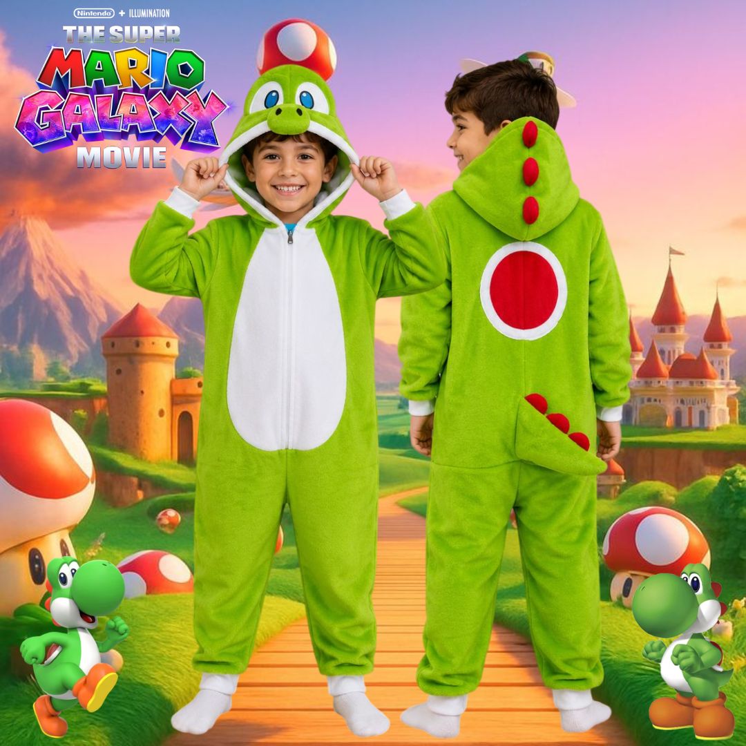 Kigurumi O Pijama Térmica Yoshi Super Mario Galaxy