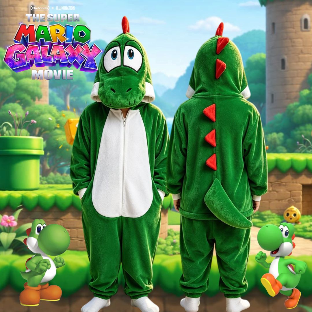 Kigurumi O Pijama Térmica Yoshi Super Mario Galaxy