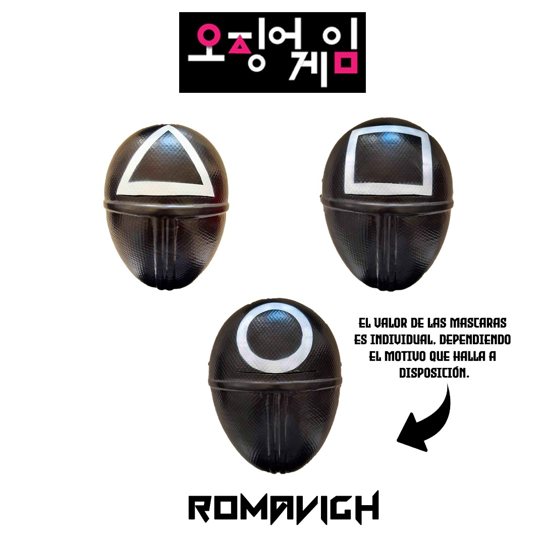 Máscara + Rifle Juguete - Disfraz Coreano Juego De Calamar