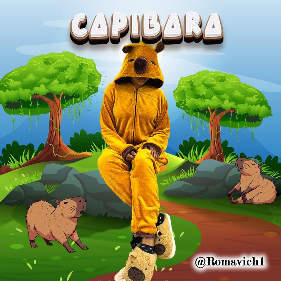 Kigurumi O Pijama Térmica Capibara, Carpincho, Chigüire