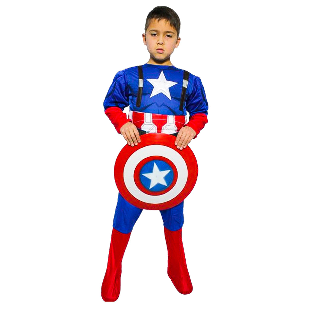 Disfraz Cosplay Avengers Super Heroes De Capitan America