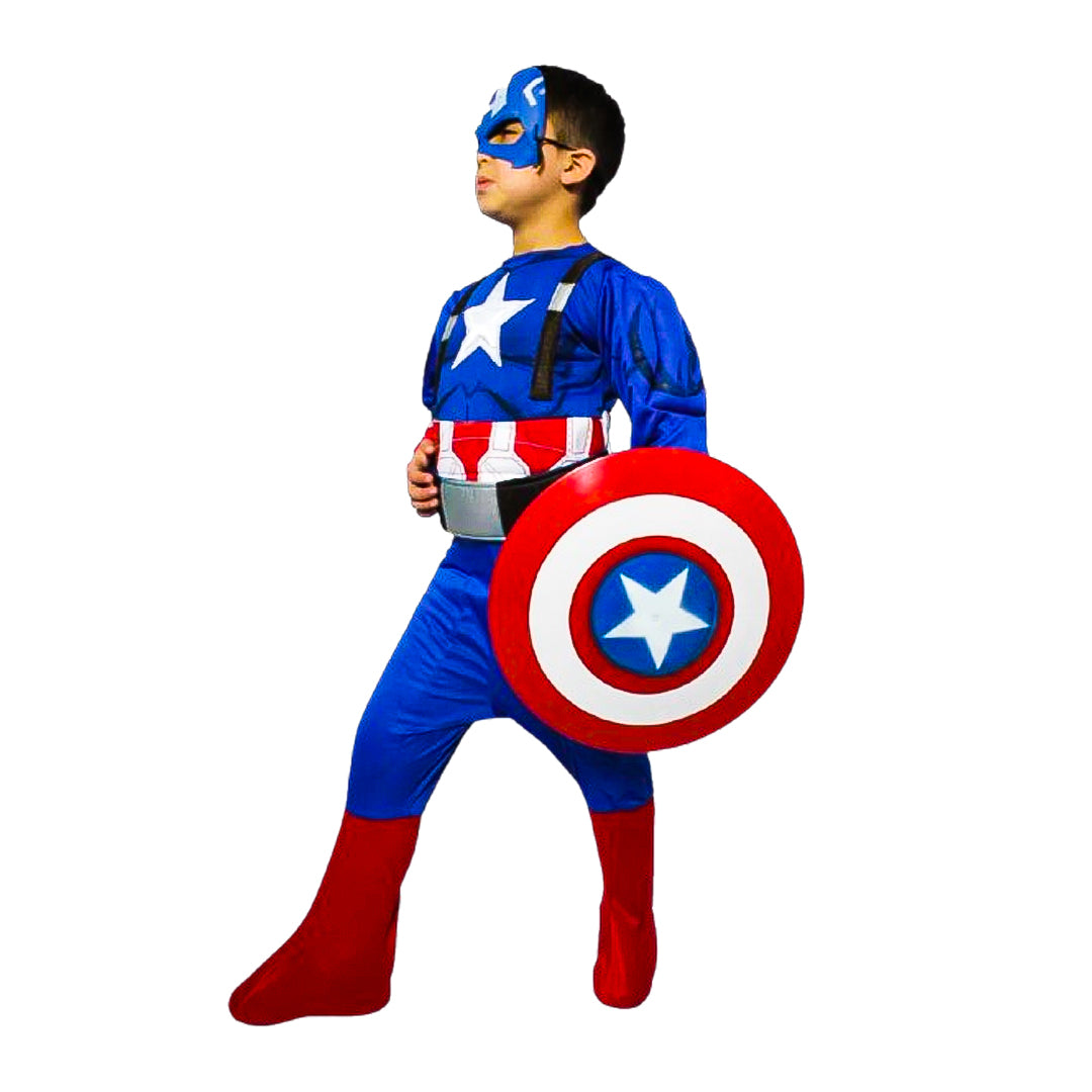 Disfraz Cosplay Avengers Super Heroes De Capitan America
