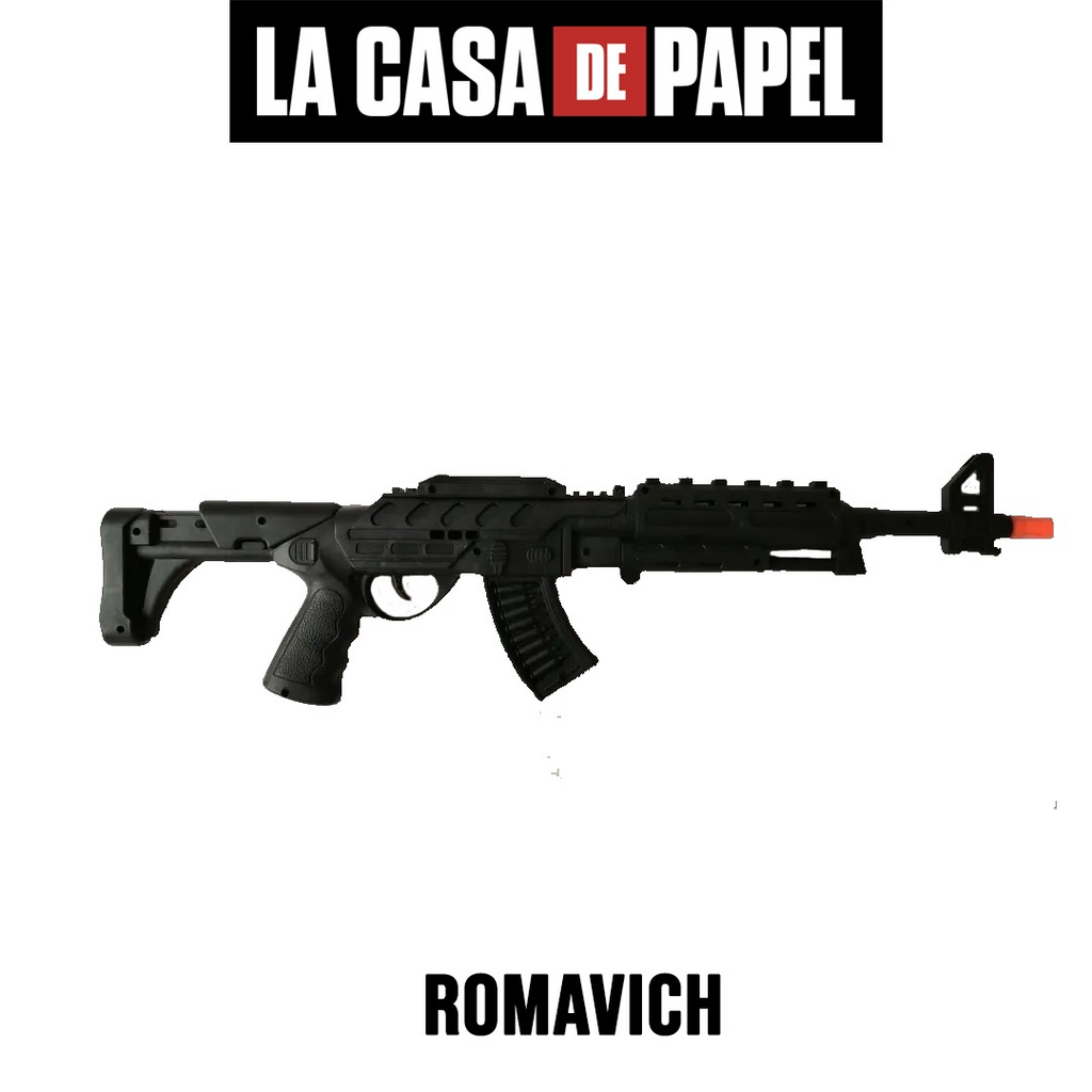 Disfraz Guardia Encapuchado Española Casa De Papel (overol + Máscara + Rifle)