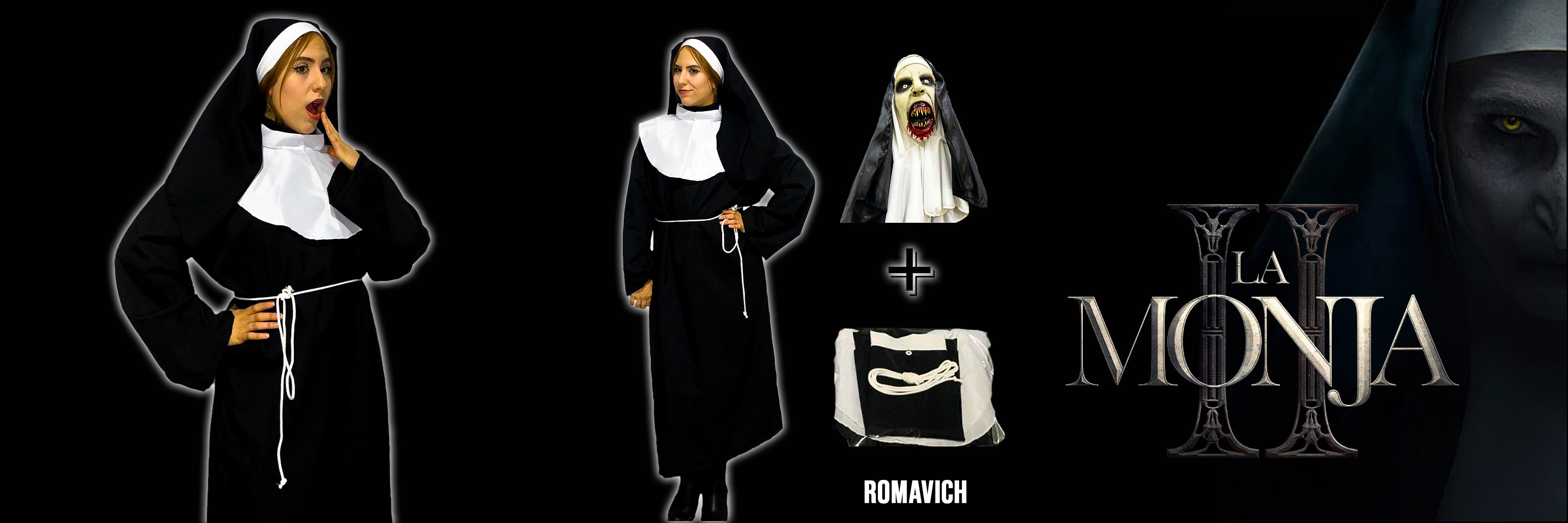 Disfraz de La Monja – Terror Realista