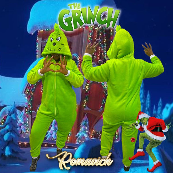 Kigurumi O Pijama Térmica De Grinch