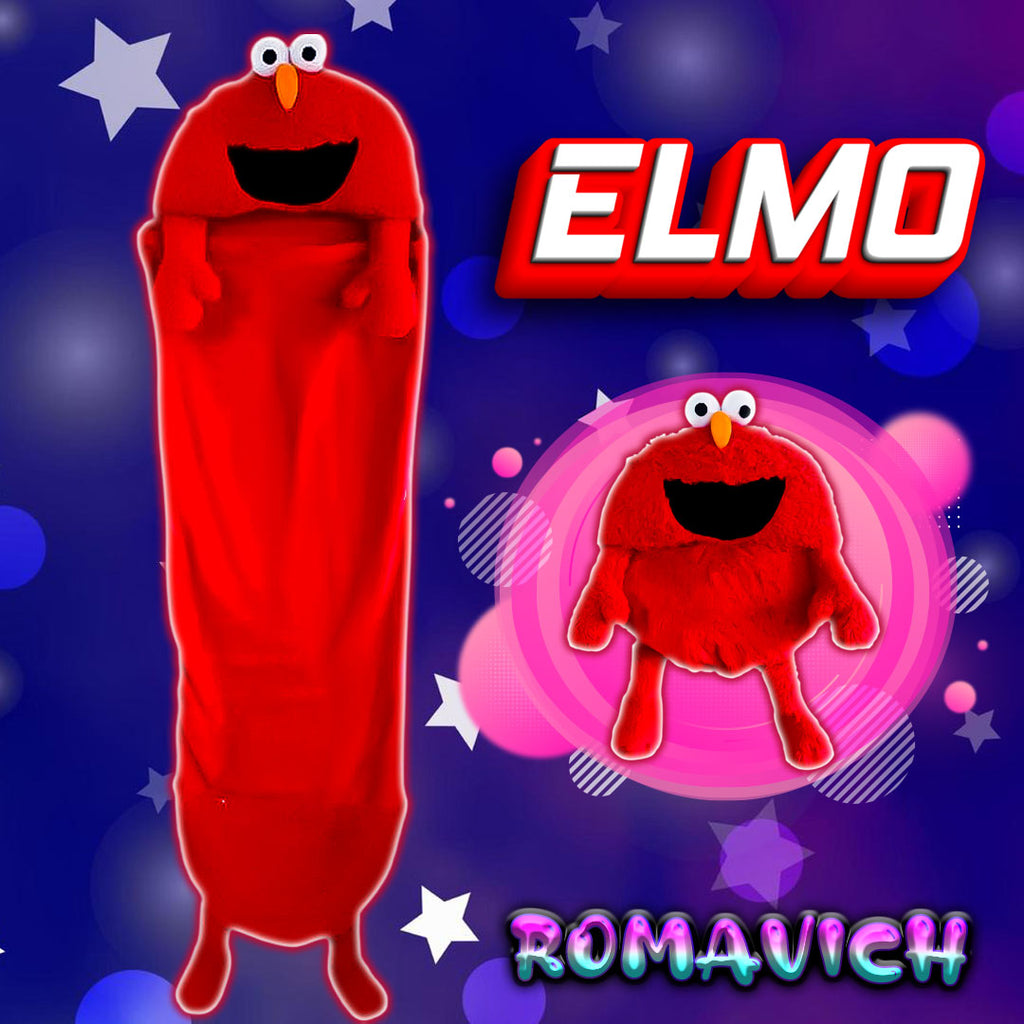 Bolsa De Dormir, Saco De Dormir, Sleeping, Peluche Plaza Sesamo Elmo