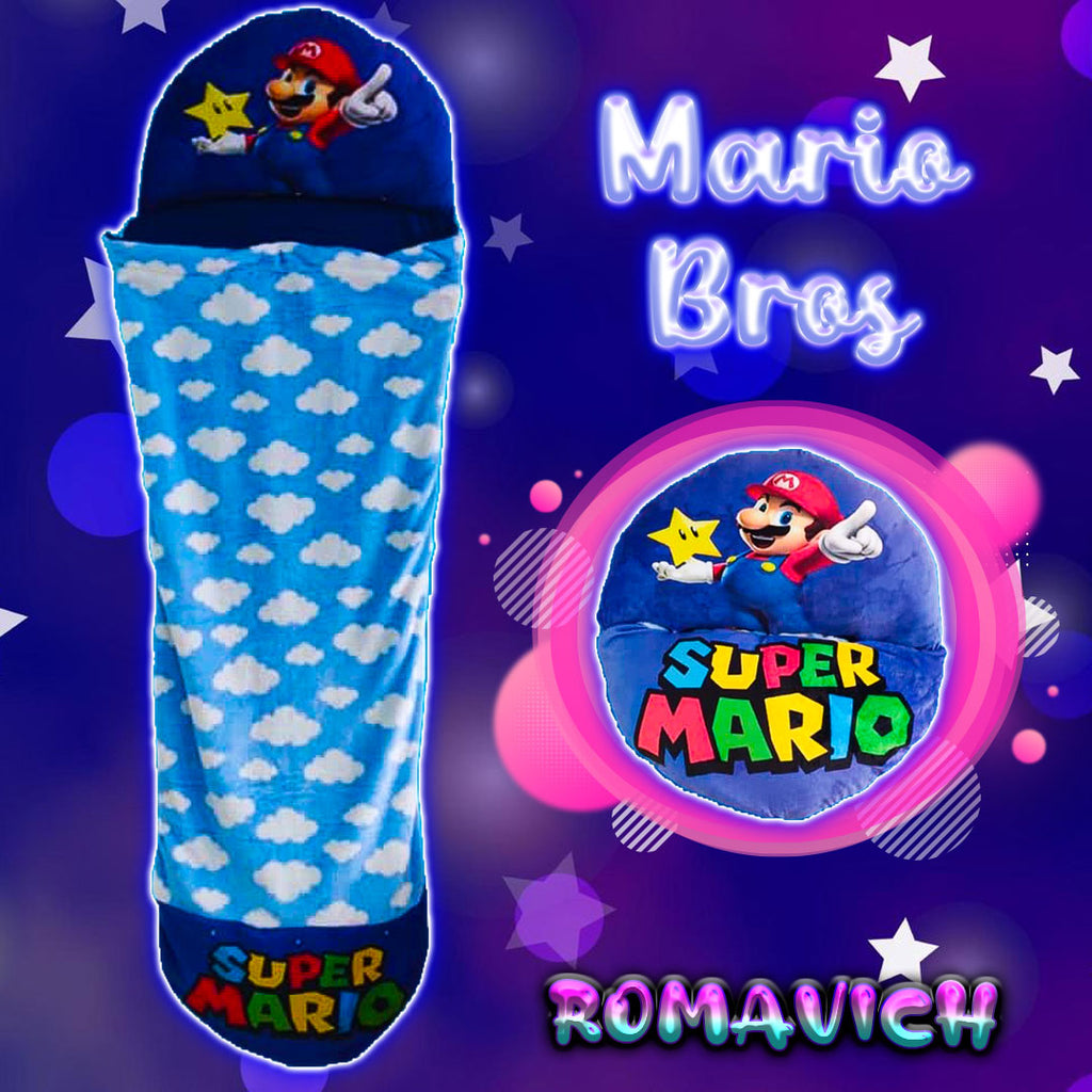 Bolsa De Dormir, Saco De Dormir, Sleeping, Peluche Super Mario Bros