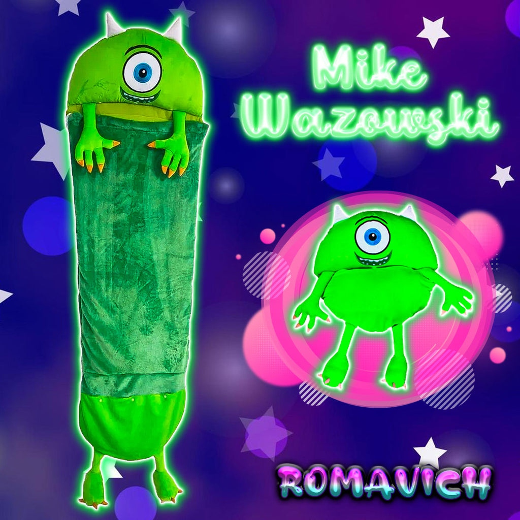 Bolsa De Dormir, Saco De Dormir, Sleeping, Peluche Mike Wazowski
