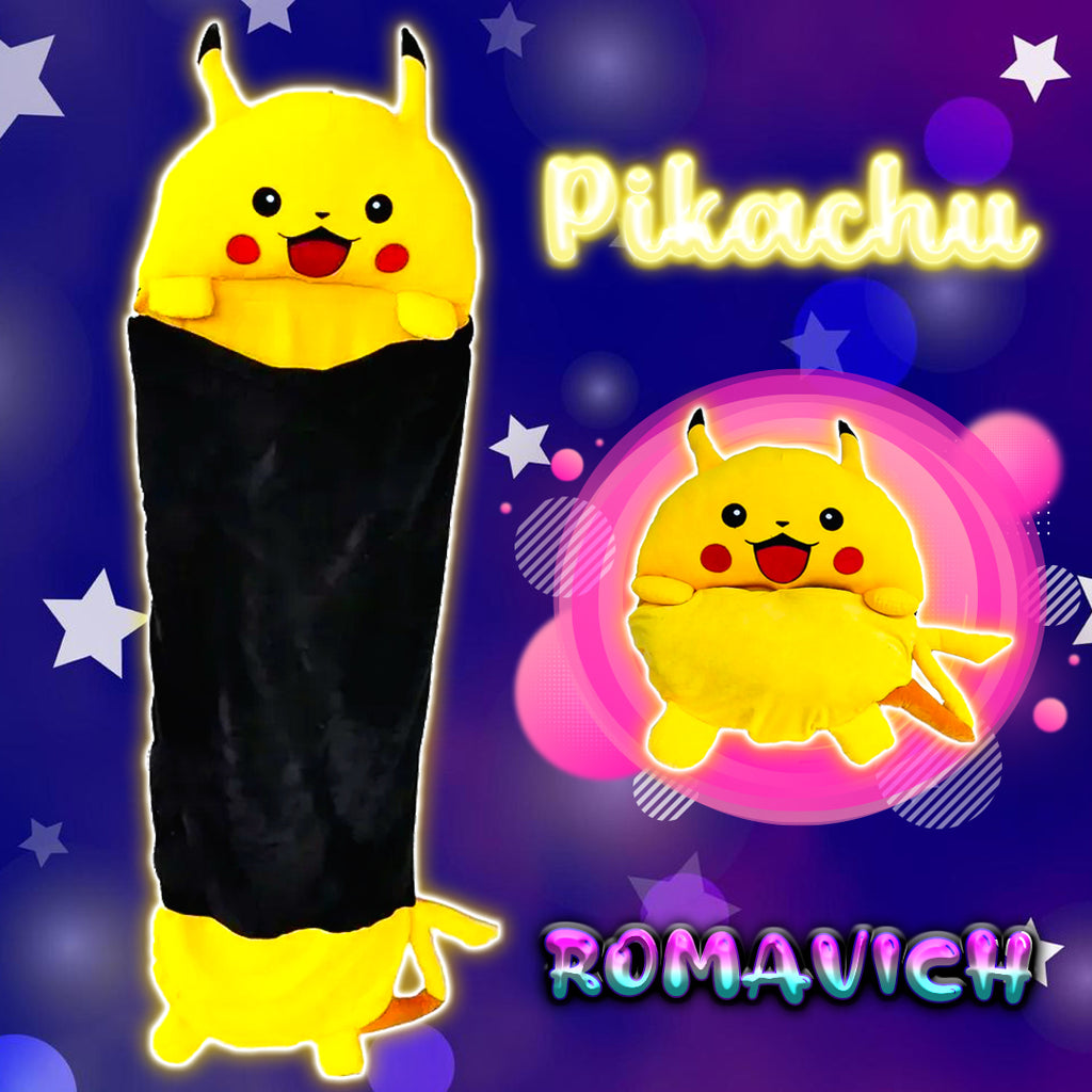 Bolsa De Dormir, Saco De Dormir, Sleeping, Peluche Pokemon Pikachu