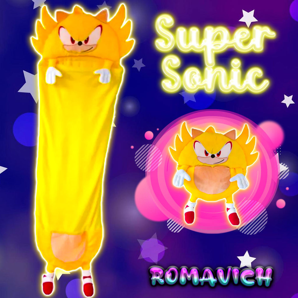 Bolsa De Dormir, Saco De Dormir, Sleeping, Peluche Super Sonic