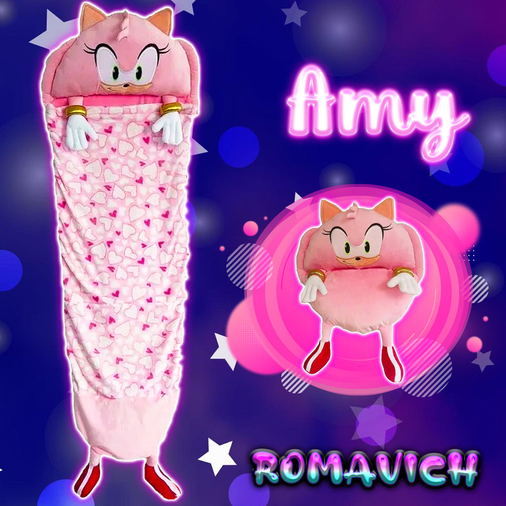Bolsa De Dormir, Saco De Dormir, Sleeping, Peluche Amy Rose
