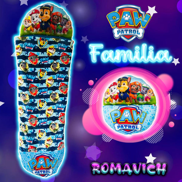 Bolsa De Dormir, Saco De Dormir, Sleeping, Peluche Paw Patrol Familia