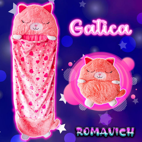 Bolsa De Dormir, Saco De Dormir, Sleeping, Peluche Gatica