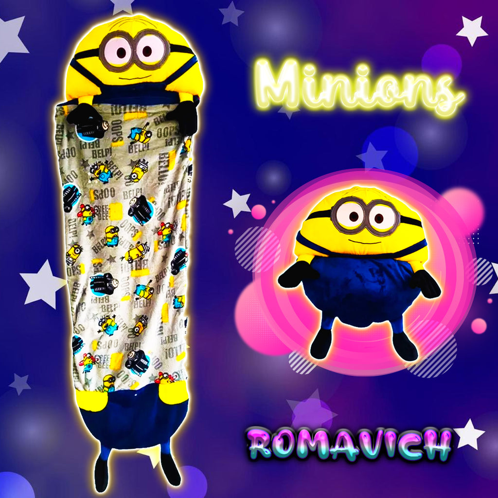 Bolsa De Dormir, Saco De Dormir, Sleeping, Peluche Minions