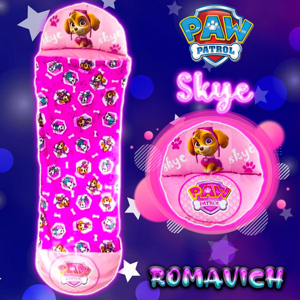 Bolsa De Dormir, Saco De Dormir, Sleeping, Peluche Paw Patrol Skye