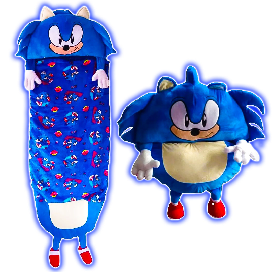 Bolsa De Dormir, Saco De Dormir, Sleeping, Peluche Sonic