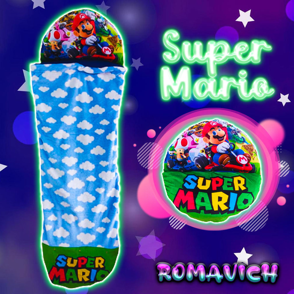 Bolsa De Dormir, Saco De Dormir, Sleeping, Peluche Super Mario Bros