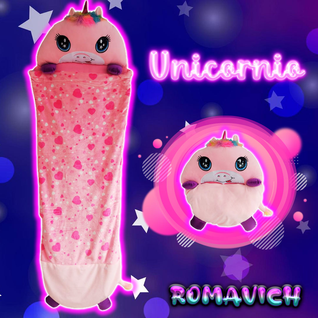 Bolsa De Dormir, Saco De Dormir, Sleeping, Peluche Unicornio ||