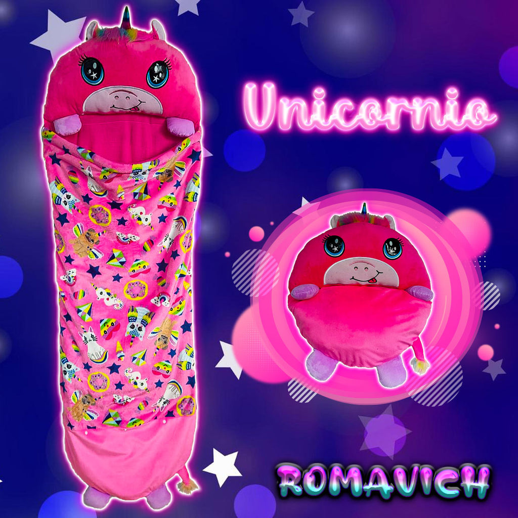 Bolsa De Dormir, Saco De Dormir, Sleeping, Peluche Unicornio ||