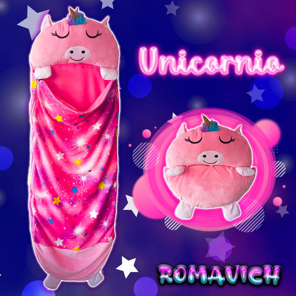 Bolsa De Dormir, Saco De Dormir, Sleeping, Peluche Unicornio