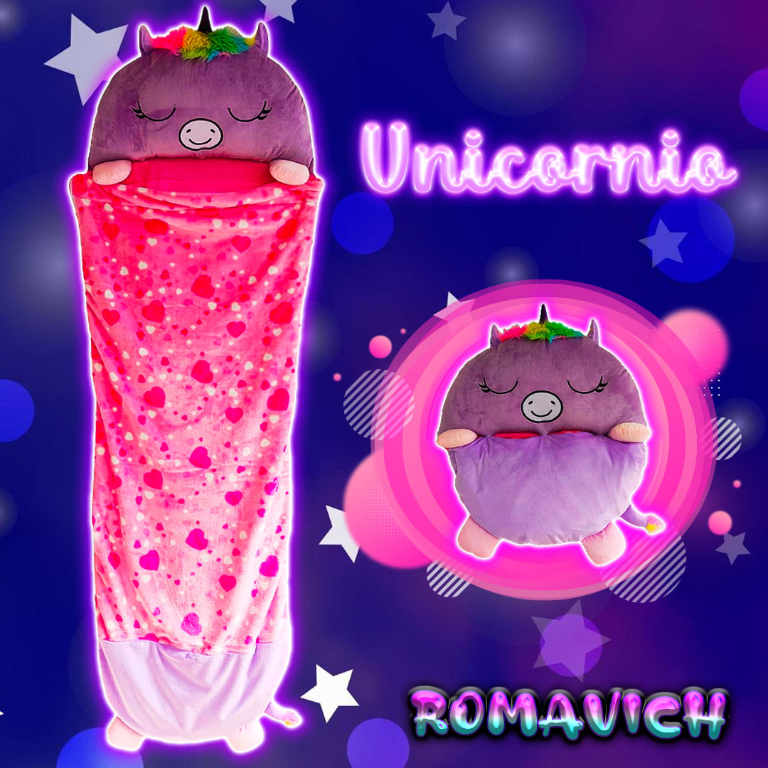 Bolsa De Dormir, Saco De Dormir, Sleeping, Peluche Unicornio |||