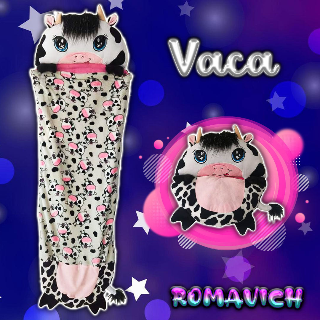Bolsa De Dormir, Saco De Dormir, Sleeping, Peluche Vaca