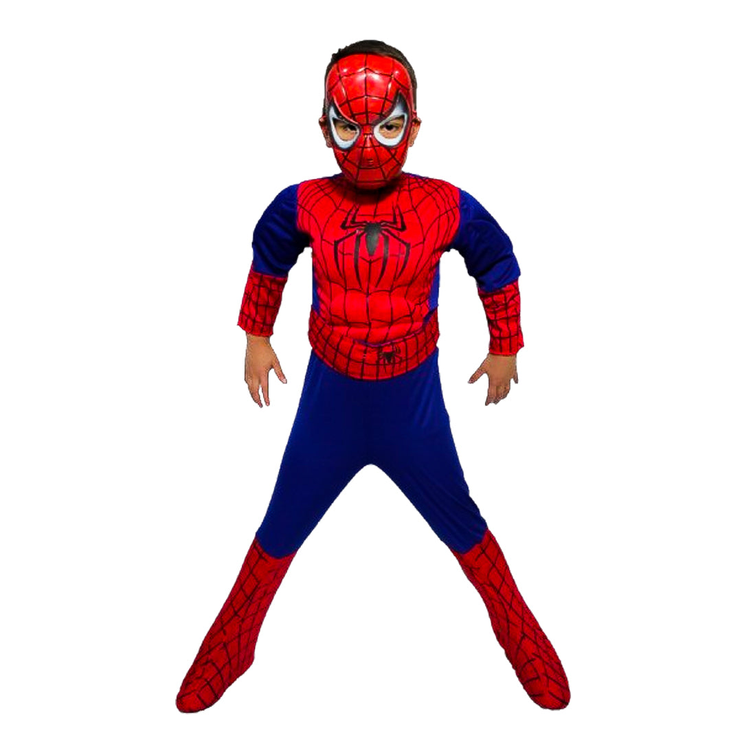 Disfraz Cosplay Avengers Super Heroes De Hombre Araña O Spider-man Azul Y Rojo