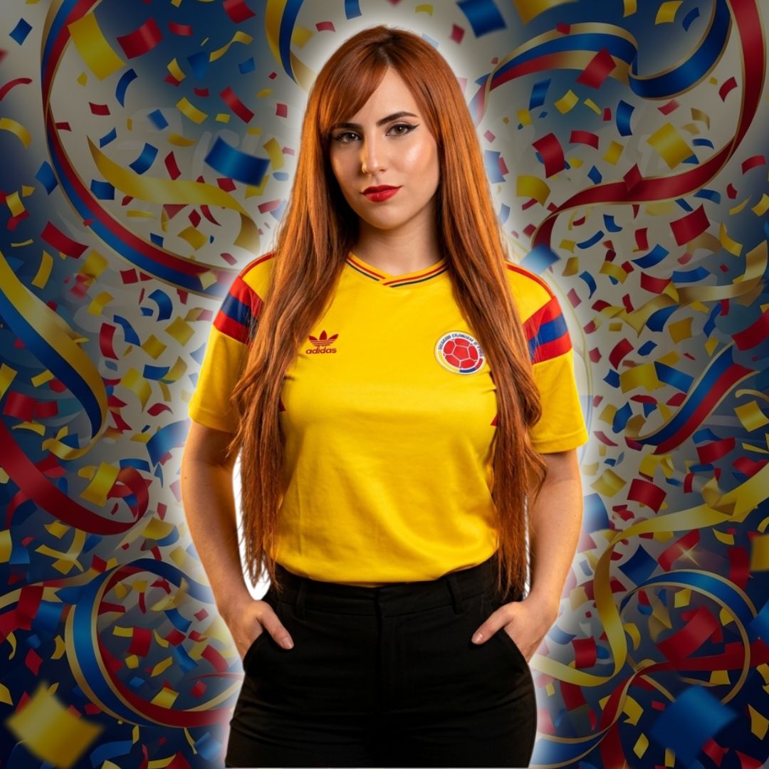 Camiseta de mujer del Mundial de la Seleccion Colombia