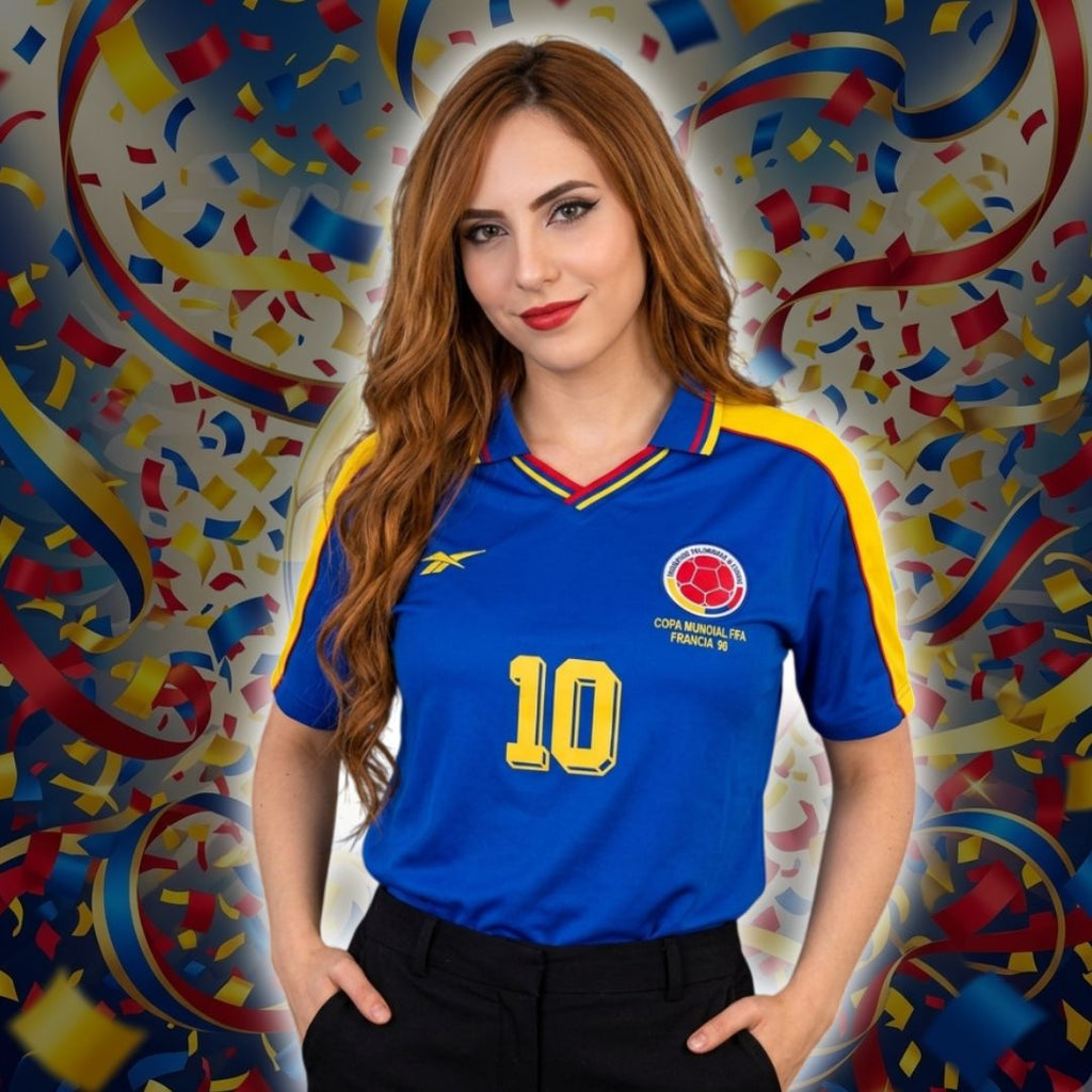Camiseta de mujer del Mundial de la Seleccion Colombia