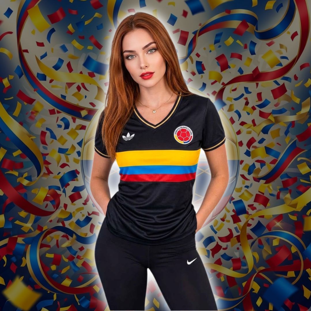 Camiseta de mujer del Mundial de la Seleccion Colombia