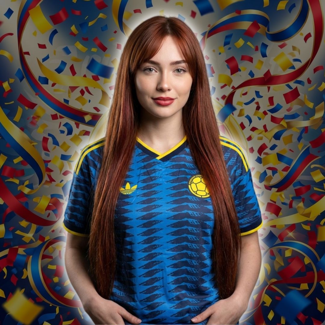 Camiseta de mujer del Mundial de la Seleccion Colombia