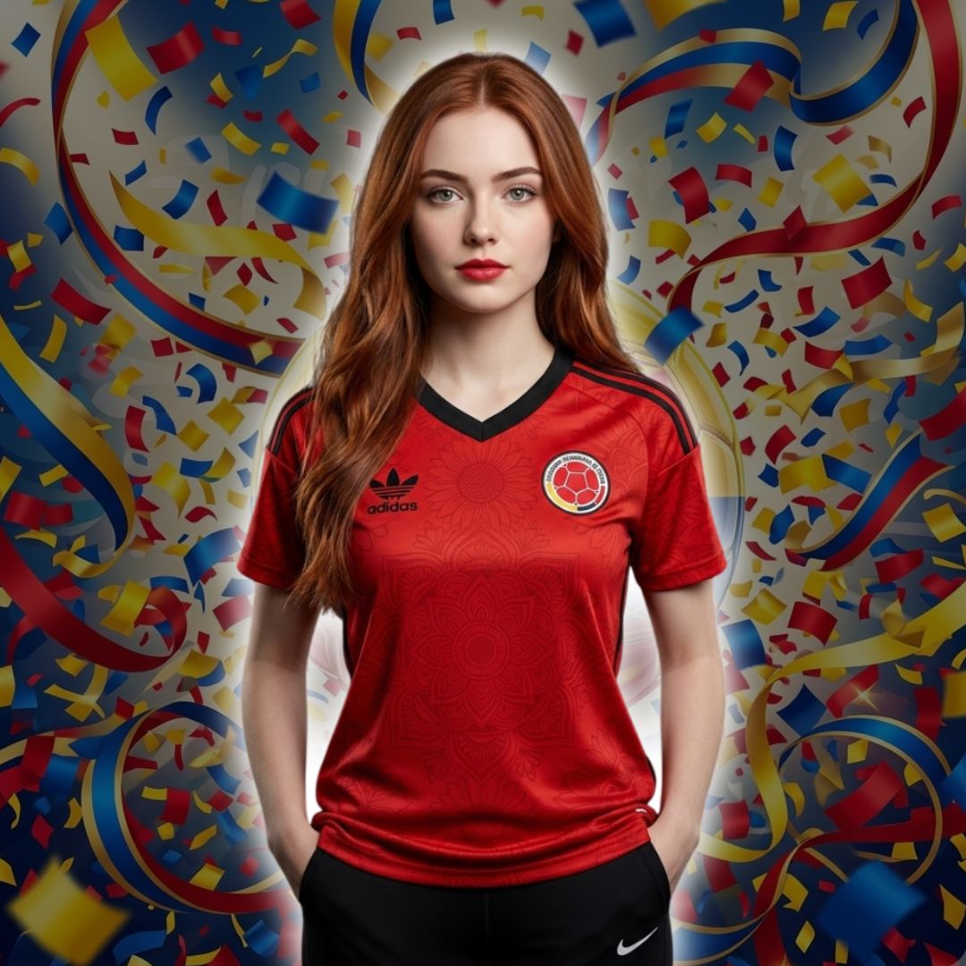 Camiseta de mujer del Mundial de la Seleccion Colombia