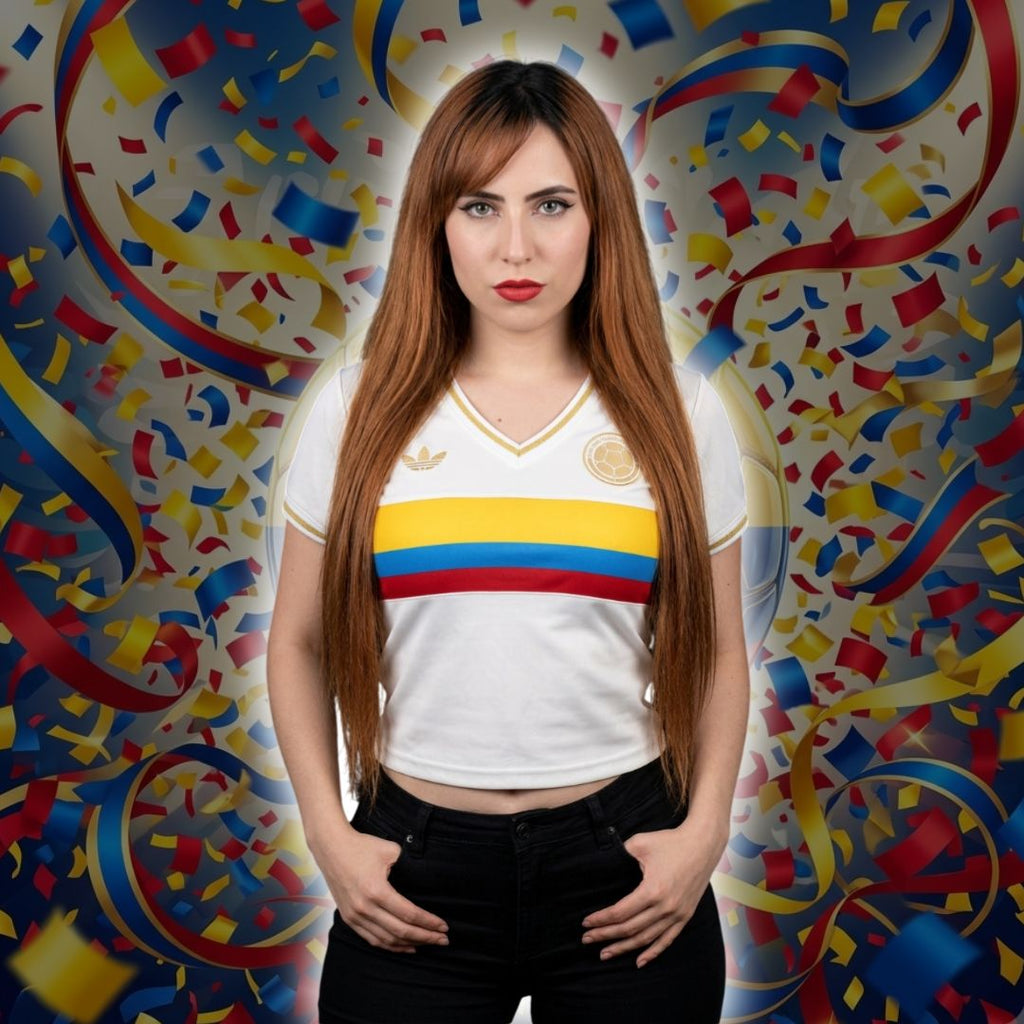 Camiseta de mujer del Mundial de la Seleccion Colombia