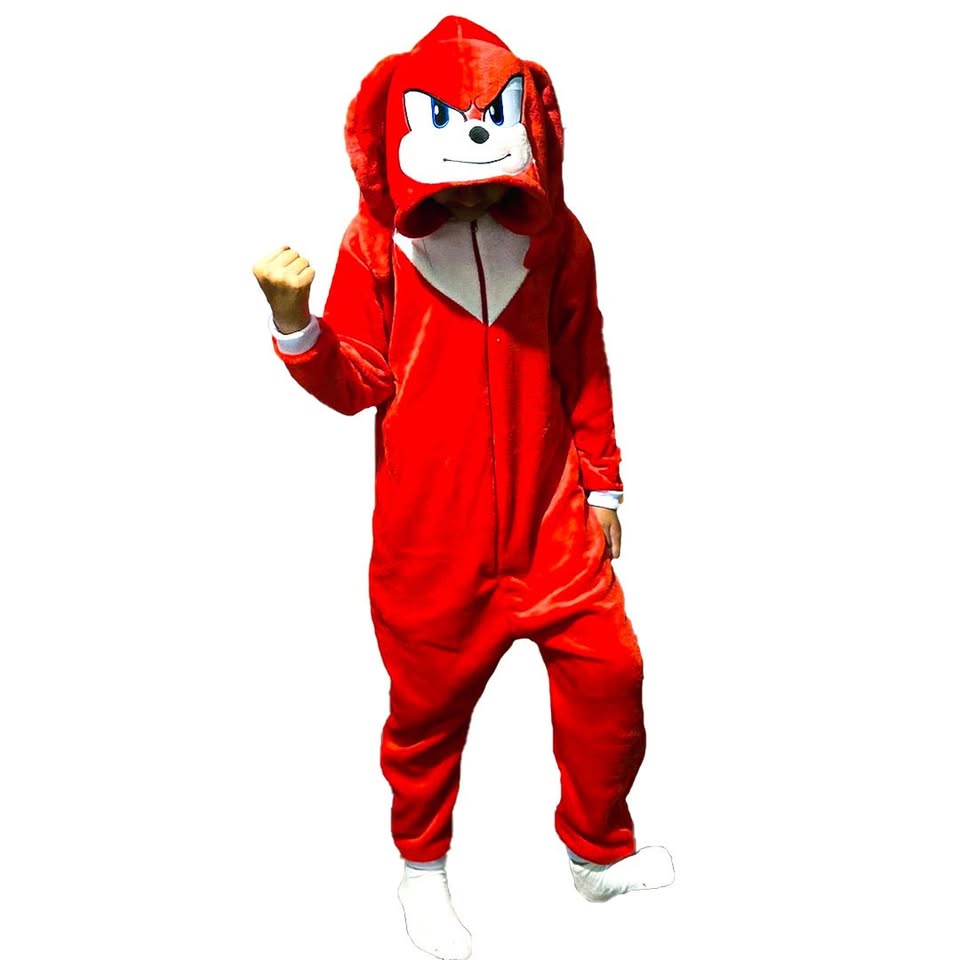 Kigurumi O Pijama Térmica Knuckles The Echidna