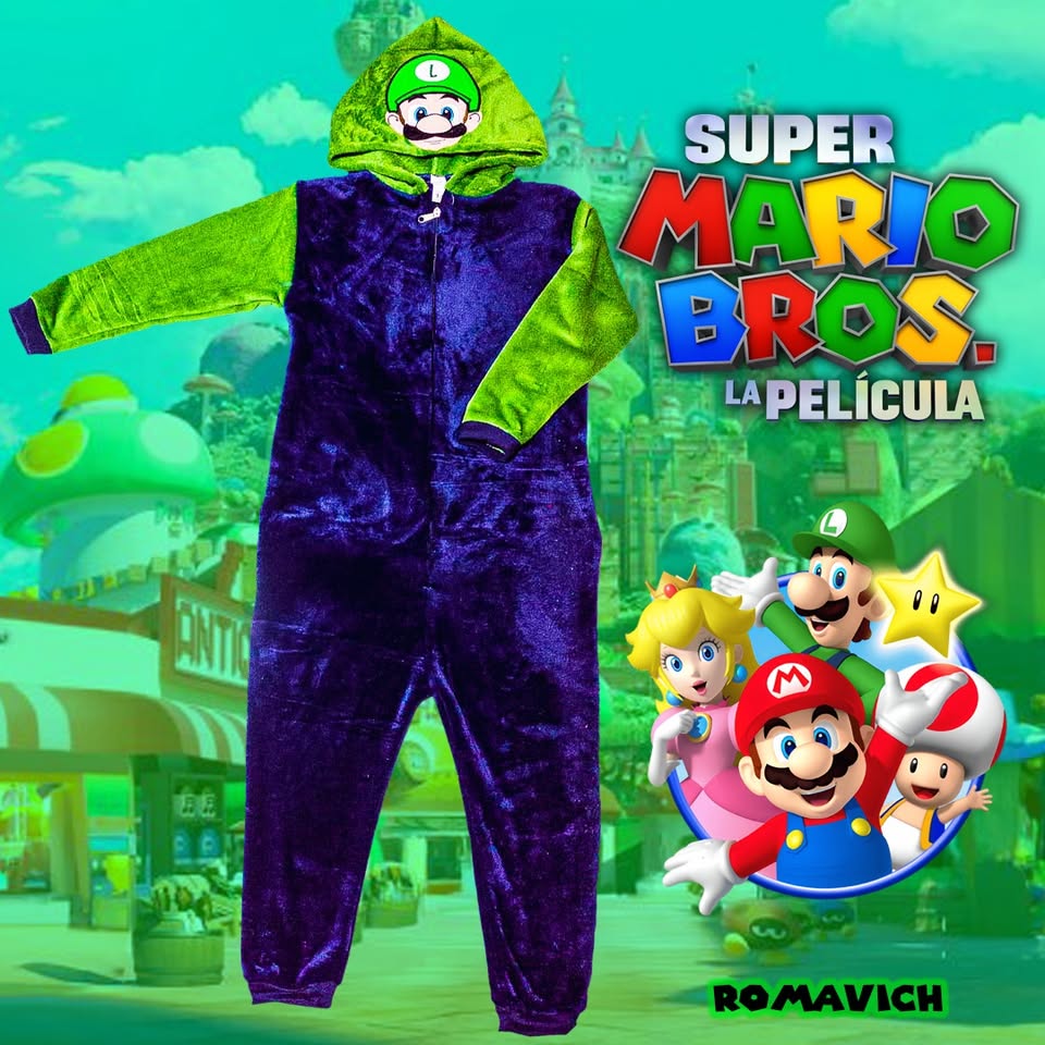 Kigurumi O Pijama Térmica Luigi