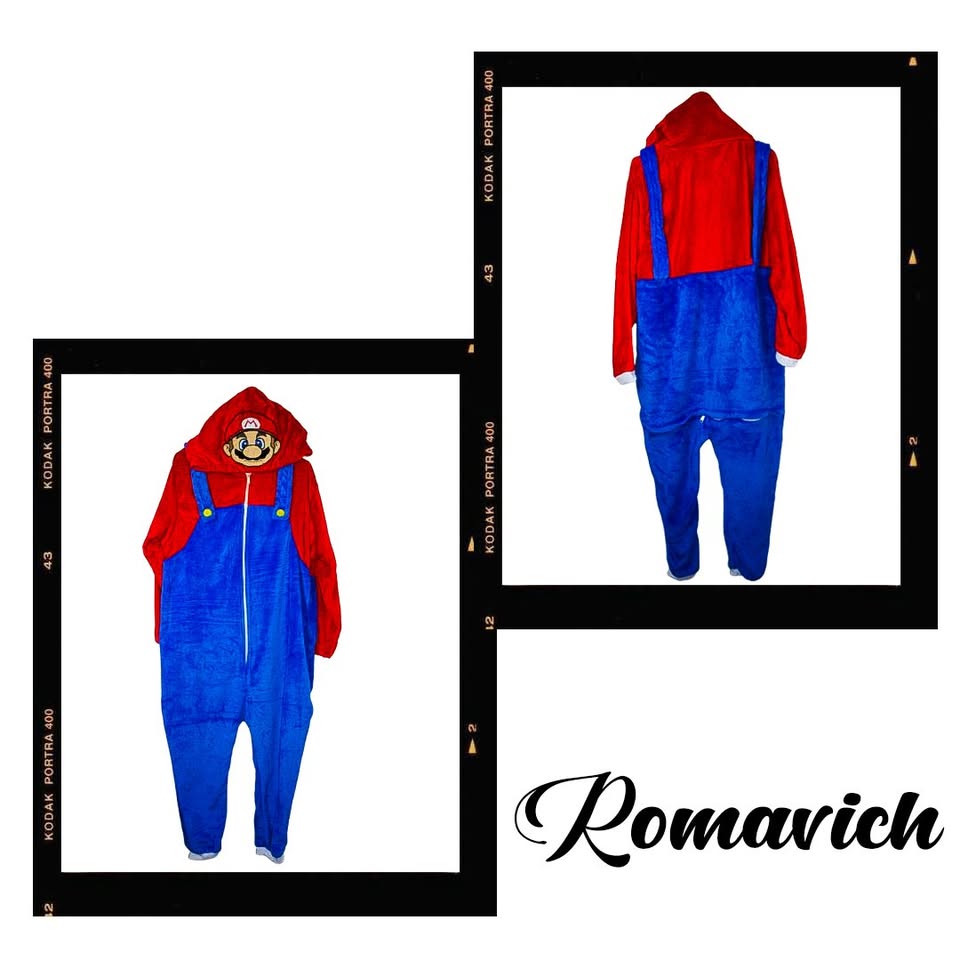 Kigurumi O Pijama Térmica Mario Bros